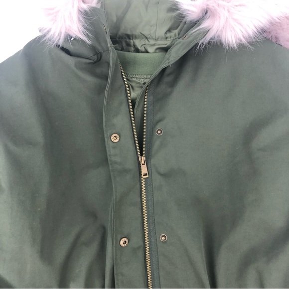 Silence + Noise Green Parka Coat - Picture 6 of 16